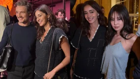 ananya panday on meeting pedro pascal at the Paris fashion week 2025