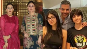 kareena and karisma on sunjay kapur's first birth anniversary
