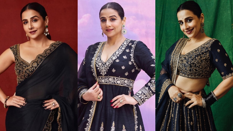 5 Times Vidya Balan's Method Dressing In Black Impressed Everyone