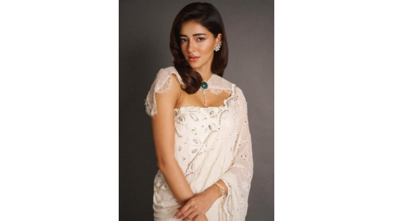 Ananya Panday In Saree