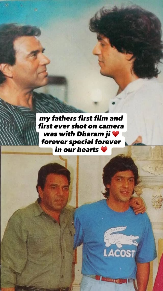 Ananya's Tribute To Dharmendra