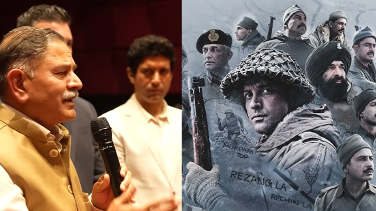 Chief Of Army Staff General Upendra Dwivedi Praises Farhan Akhtar's 120 Bahadur At Special Screening
