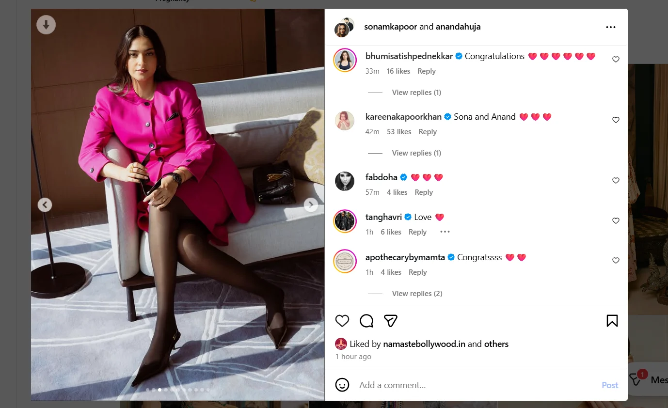 Kareena, Bhumi and others react to Sonam’s second pregnancy