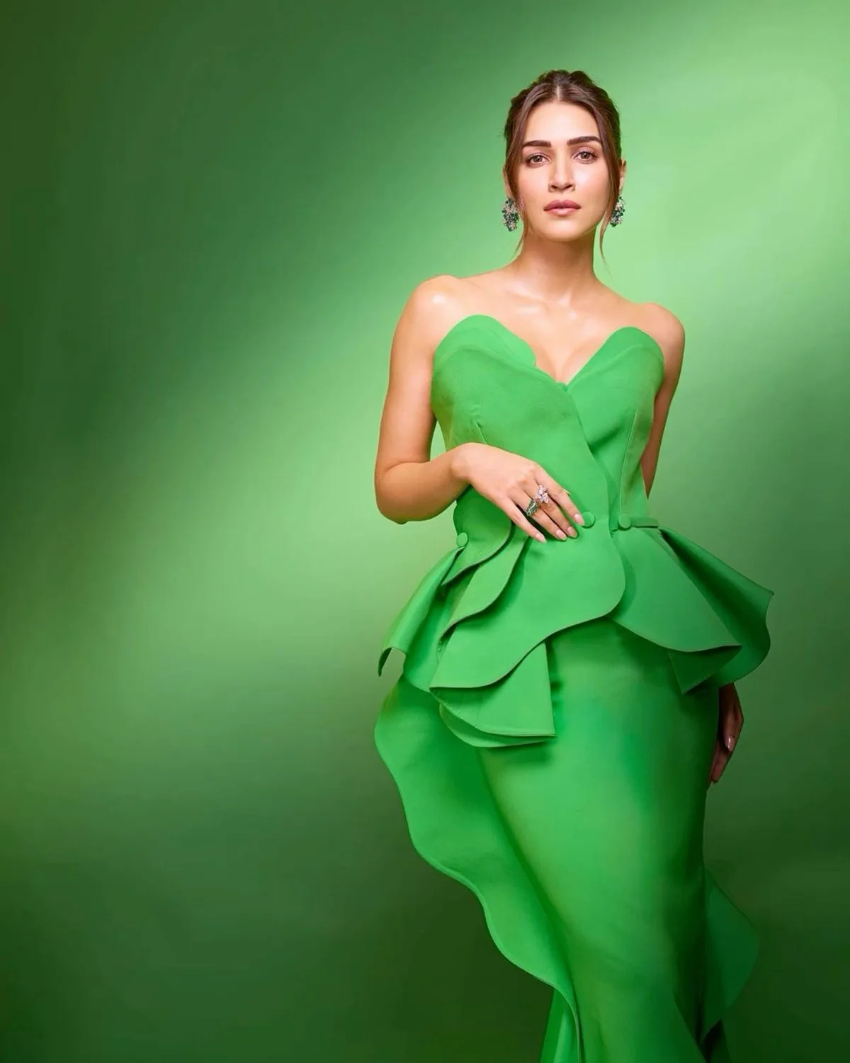 Kriti Sanon in Green Dress
