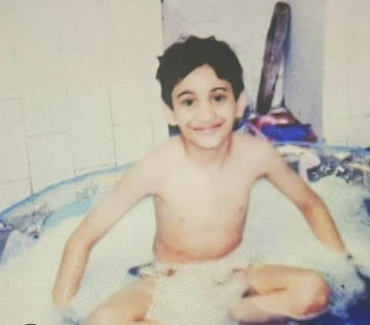 Rohit Saraf as a child