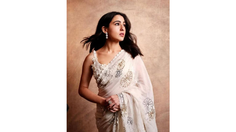 Sara Ali Khan In Saree