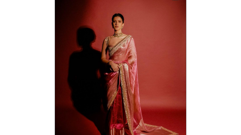 Shanaya Kapoor In Saree
