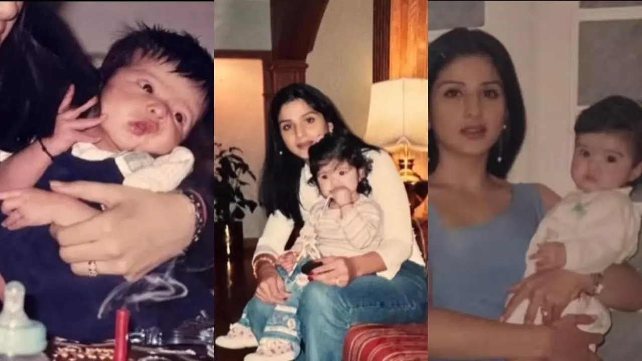 Shanaya Kapoor as a child