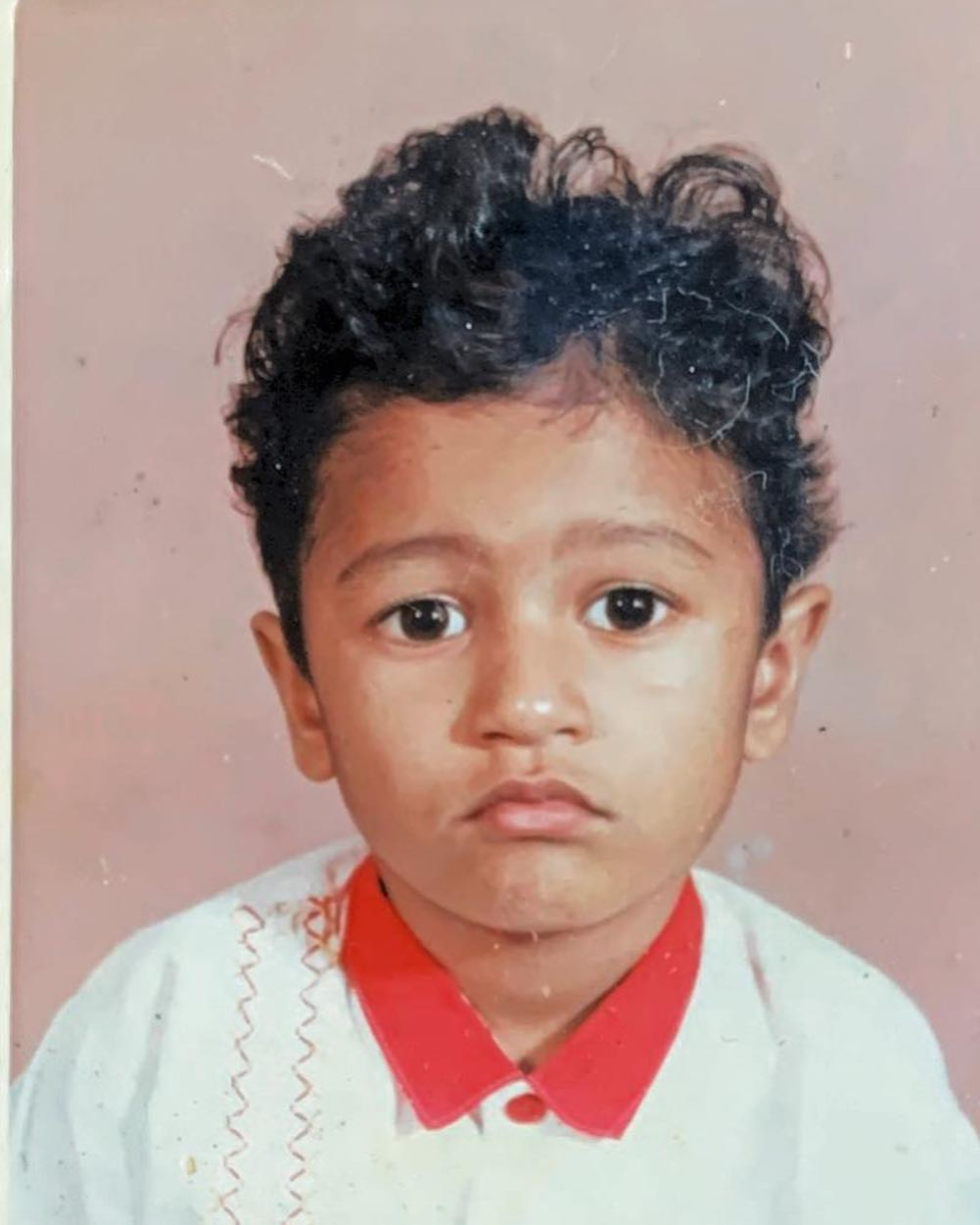 Vicky Kaushal as a child