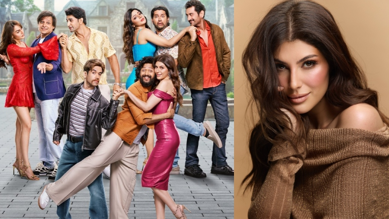 elnaaz norouzi shot masti 4 with knee surgery