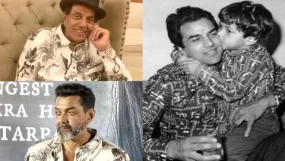 Bobby Deol Dharmendra Ikkis