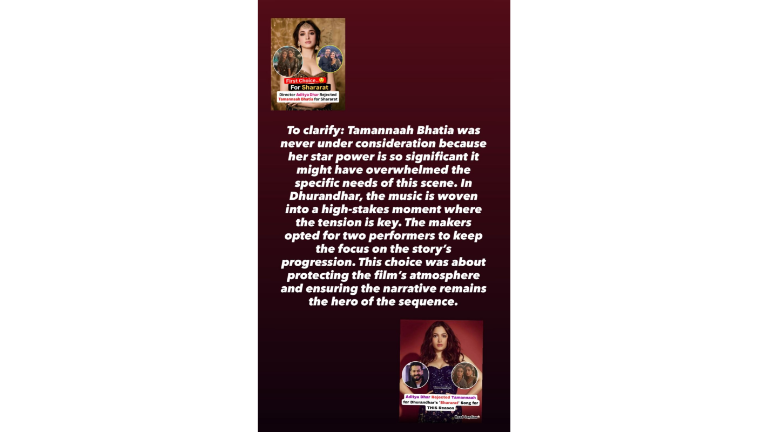 Choreographer Vijay Ganguly On Tamannaah Bhatia Never Being Considered For Dhurandhar’s Shararat