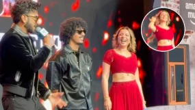 Jasmine Sandlas experiences wardrobe mishap during Dhurandhar music album launch