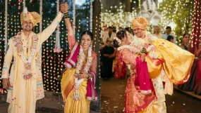 Jay Dudhane Marries Harshala Patil After Dating For Over 2 Years, Shares Wedding Photos