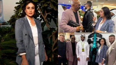 Kareena Kapoor Khan poses with David Beckham, Steve Harvey and Gordon Ramsey at Qatar F1- 2025