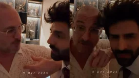 Kartik Aaryan Hangs Out With Black Swan Director Darren Aronofsky