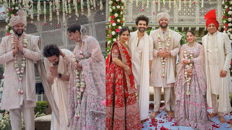 Kartik Aaryan Shares Wholesome Family Moments From Sister Kritika Tiwari's  Wedding; Pens Emotional Note- See Pics | Bollywood Bubble