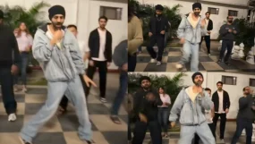 Kartik Aaryan rehearses dancing for sister Kritika's sangeet