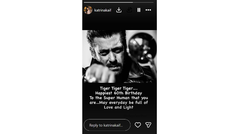 Katrina Kaif's Birthday Wish For Salman Khan