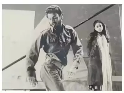 Manoj Bajpayee while doing theatre