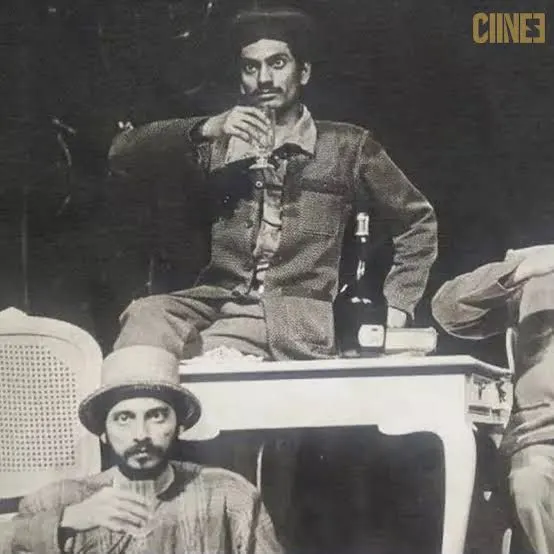 Nawazuddin Siddiqui while doing theatre