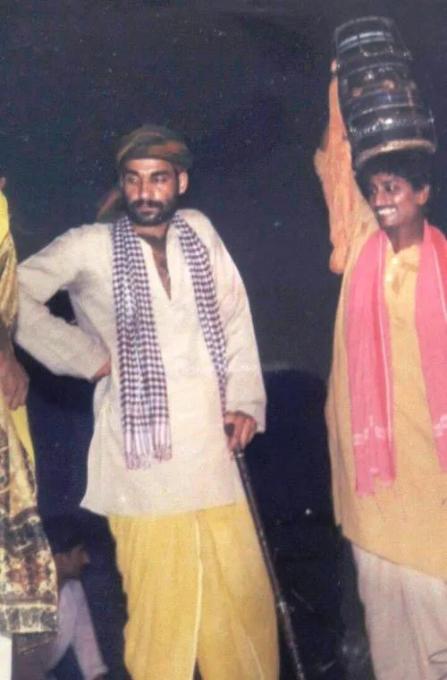 Pankaj Tripathi while doing theatre