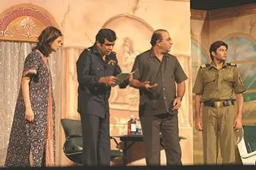 Paresh Rawal while doing theatre