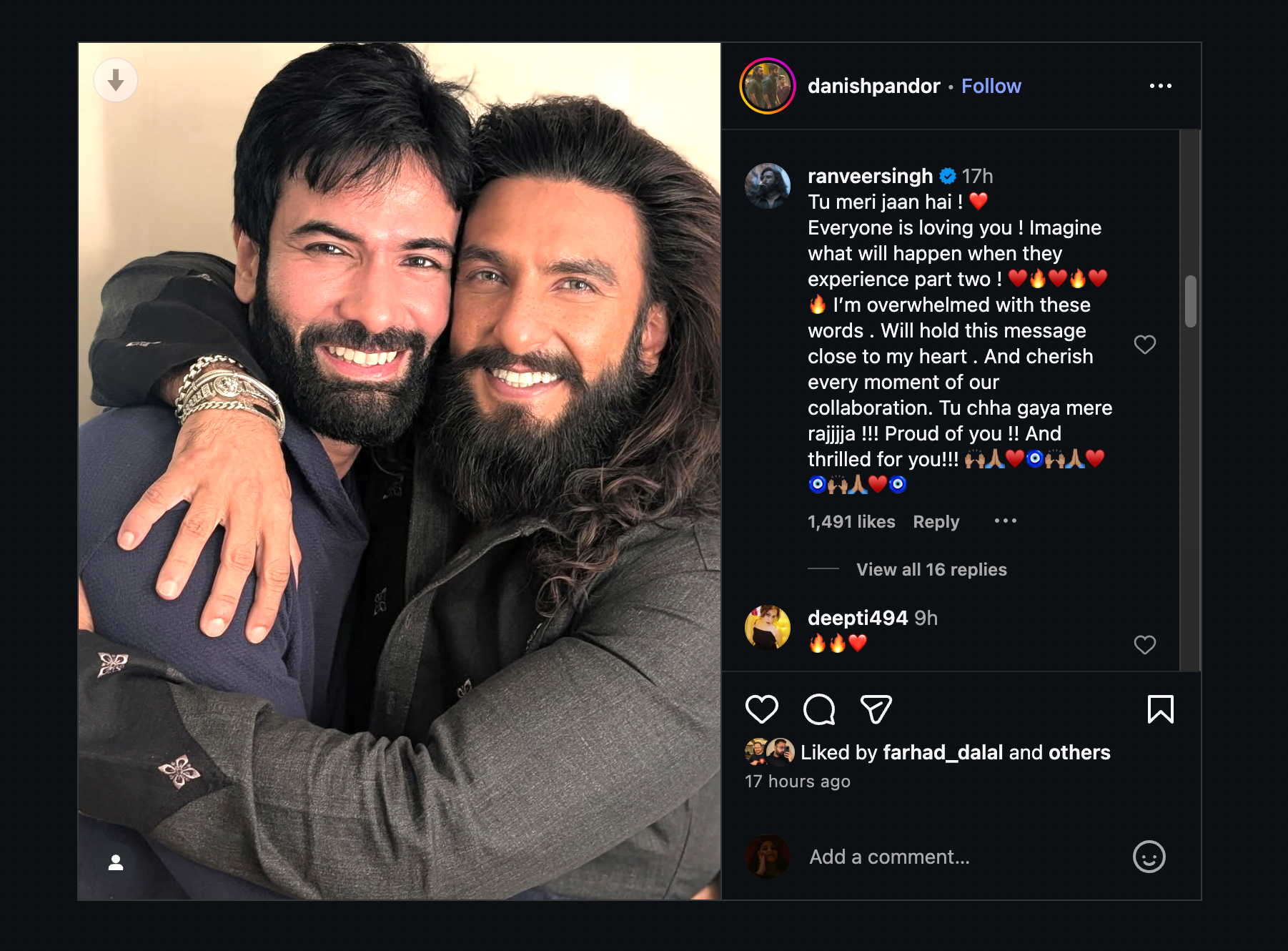 Ranveer hints at Dhurandhar 2