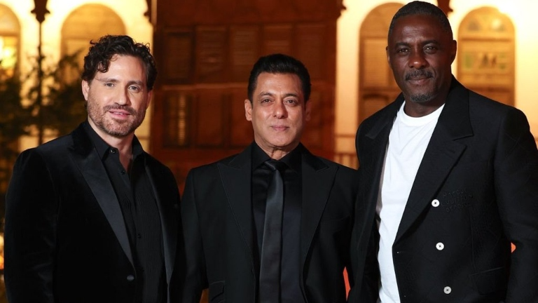 Salman Khan Poses With Idris Elba, Edgar Ramirez At Golden Globes Event In Jeddah