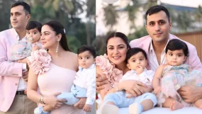 Shraddha Arya Unveils Twins Siya, Shaurya's Faces For FIRST Time On 1st Birthday
