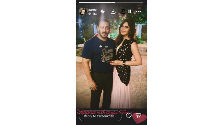 Zareen Khan's Birthday Wish For Salman Khan
