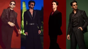 Bollywood Stars Black Wedding Outfit