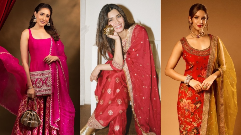 Bollywood Actresses Lohri Fashion