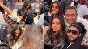 Deepika Padukone And Ranveer Singh Go Out For A Date Night At NBA Match