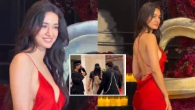 Disha Patani Spotted With Rumoured Boyfriend Talwiinder At Wedding Reception