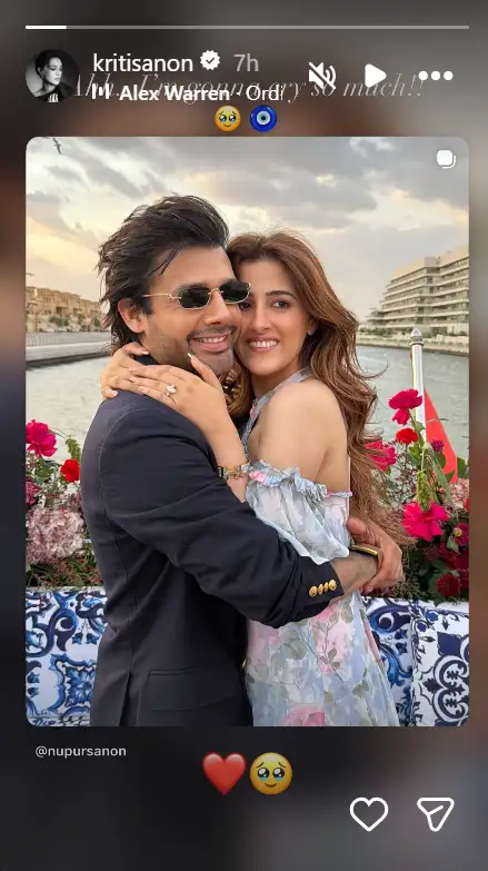 Kriti Reacts To Sister Nupur's Engagement