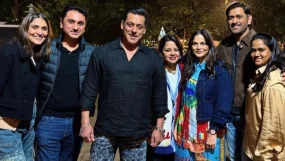 Mahendra Singh Dhoni Surprises Fans At Salman Khan’s 60th Birthday Bash