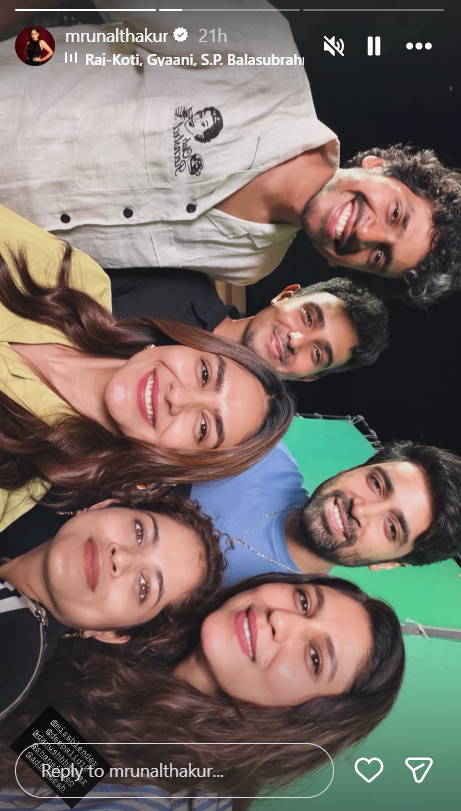 Mrunal Thakur Shares Appreciation Post As She Wraps Dacoit Shoot