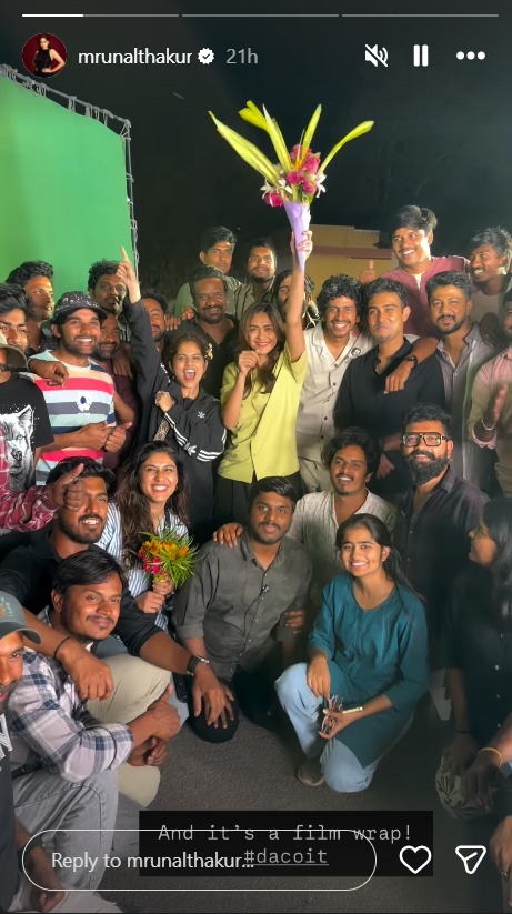 Mrunal Thakur Wraps Dacoit