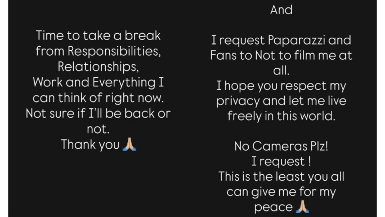 Neha Kakkar's cryptic posts on Instagram'