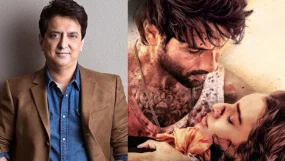 Sajid Nadiadwala & Vishal Bhardwaj Unveil Shahid Kapoor-Triptii Dimri's O Romeo Poster