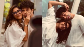 Siddhant Chaturvedi Shares Adorable BTS With Co-Star Mrunal Thakur Of Aasma Song