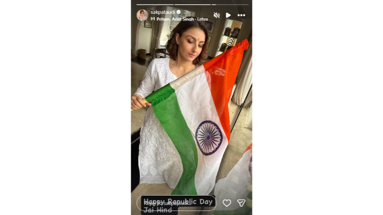 Soha Ali Khan's picture on Republic Day