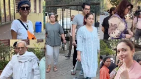 Twinkle Khanna, Tamannaah Bhatia, Junaid-Ira Khan, Kiran Rao And Others Step Out To Cast Their Votes