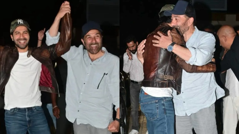 Varun Dhawan Touches Sunny Deol's Feet At Border 2 Screening