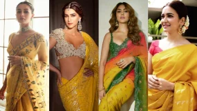 Vasant Panchami Alia Bhatt Kriti Sanon Mrunal Thakur Kriti Kharbanda