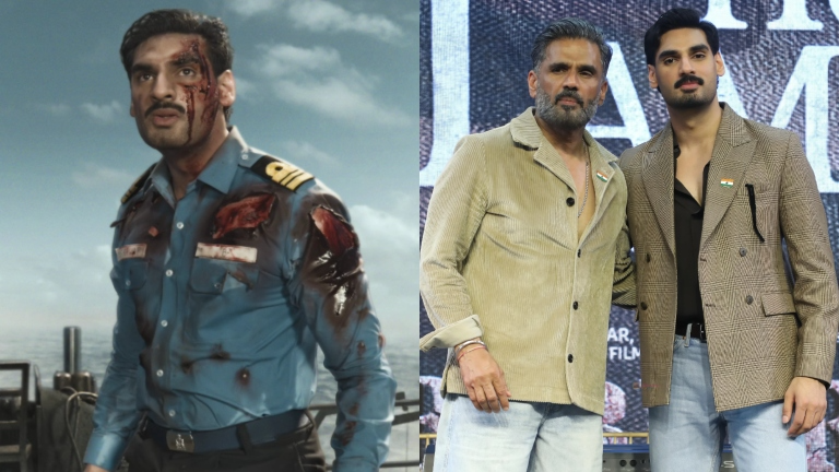 Ahan Shetty Suniel Shetty