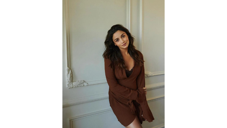 Alia Bhatt in Chocolate outfit