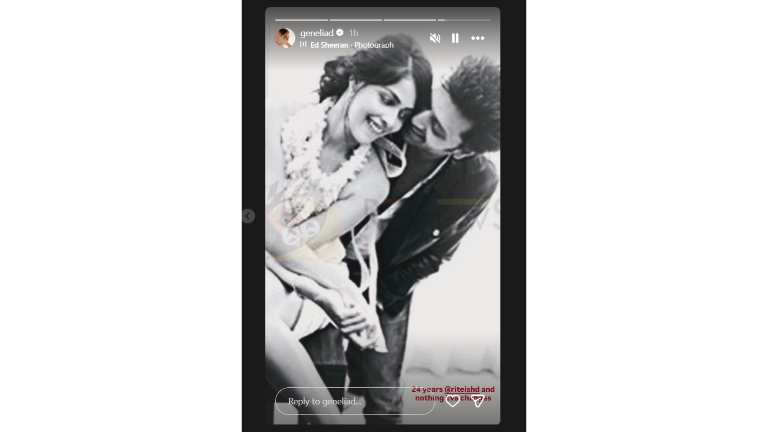 Genelia-Riteish complete 24 Years together