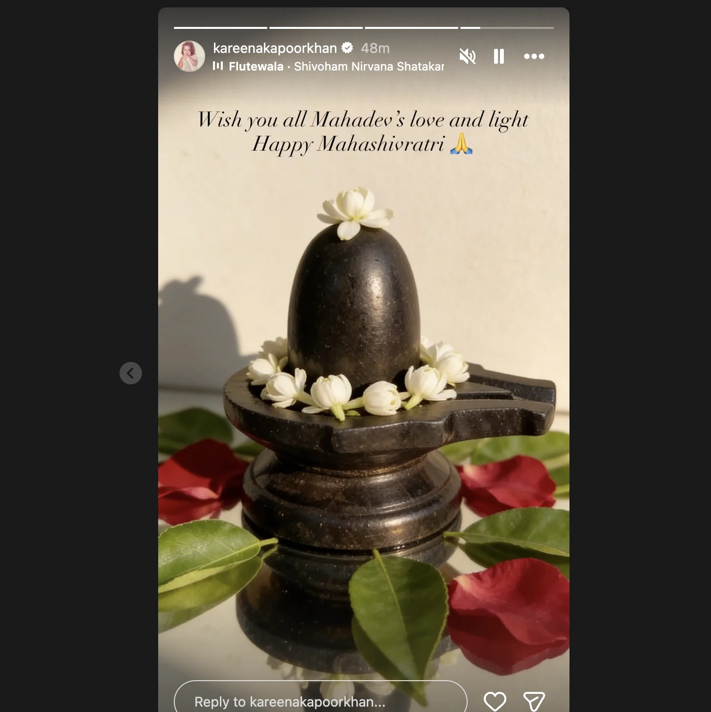 Kareena Kapoor's Mahashivratri wish